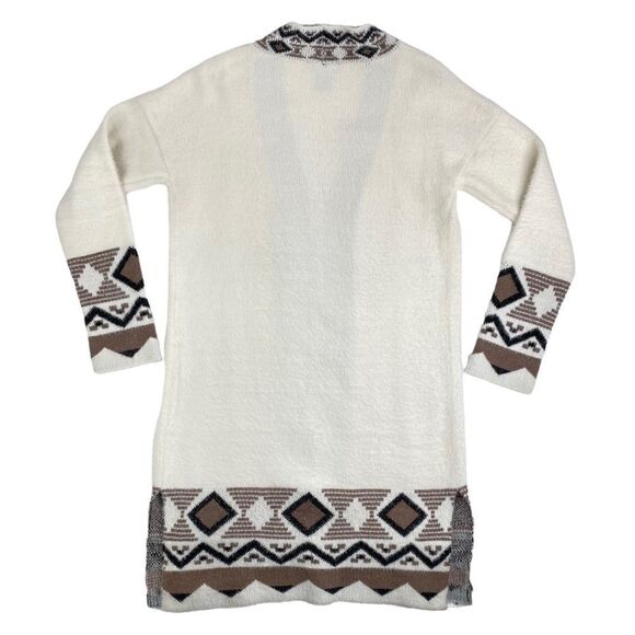 Rachel Zoe Cardigan Long Sweater Aztec Western Womens Small - Picture 3 of 5